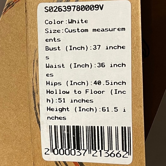 Light In The Box White Party, Formal, Wedding Dress. Sleeveless. Bling. NWT - Picture 7 of 13